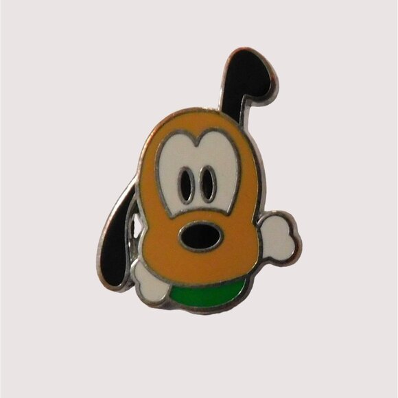 Disney Pluto 2008 Official Trading Pin Mickey Ears Back Enamel Metal Cute Quirky - Picture 1 of 5